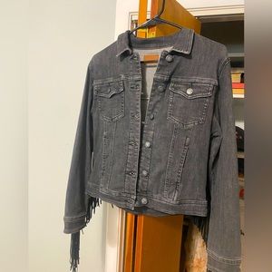 Judy Blue Black Fringe Jacket